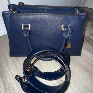 MCM Saffiano Leather Satchel – Structured & Timeless - good condition